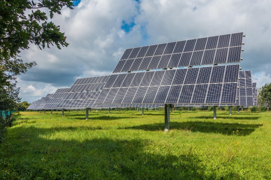 Impianto fotovoltaico industriale a terra